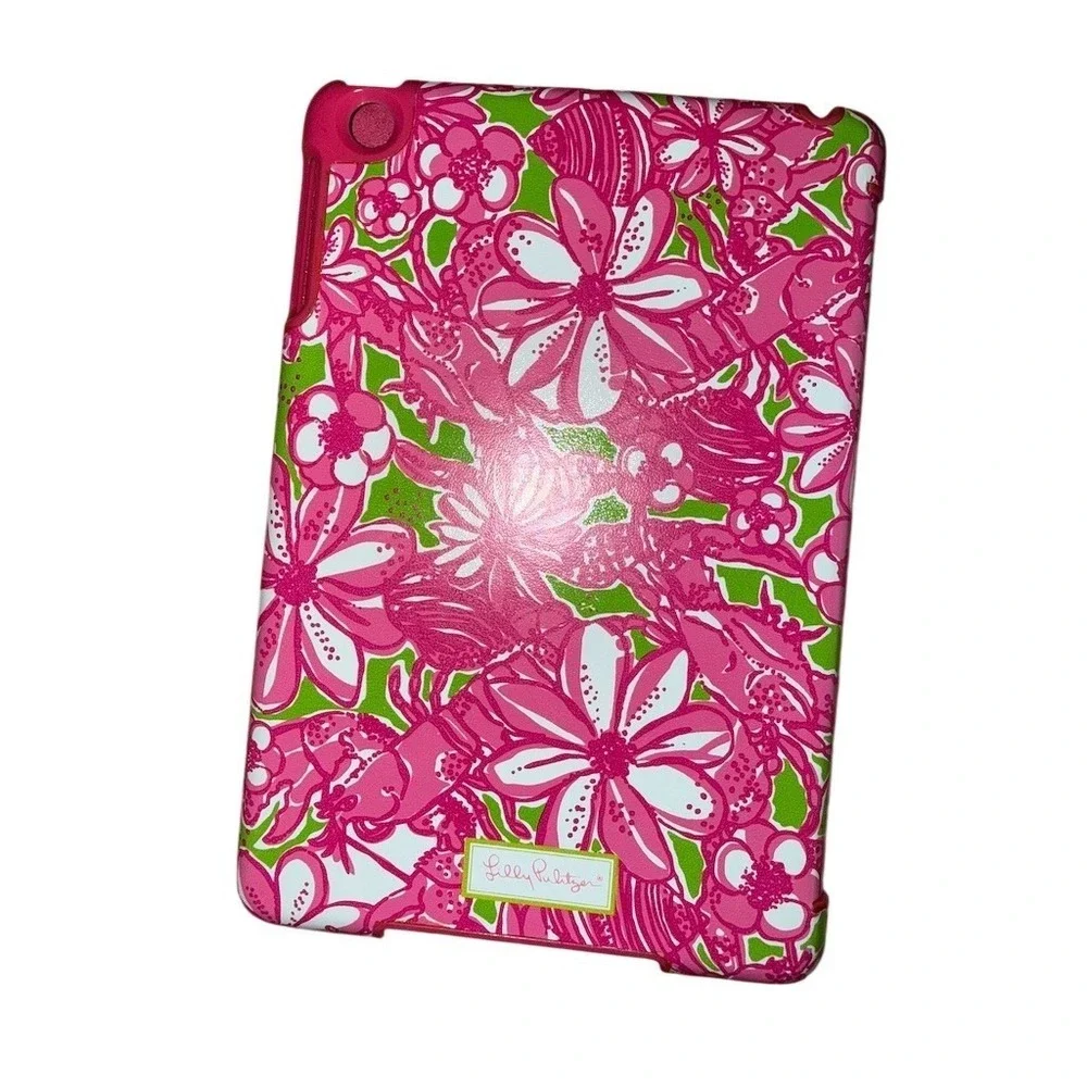 Lilly Pulitzer iPad Mini Folio Case Cover Stand‎ Wake/Sleep Pink Green